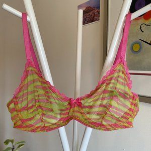 SavageXFenty sheer mesh underwire bra